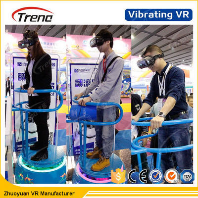 Pequeño simulador de los juegos 9D VR del tiroteo del arma con efecto vibrante del terremoto