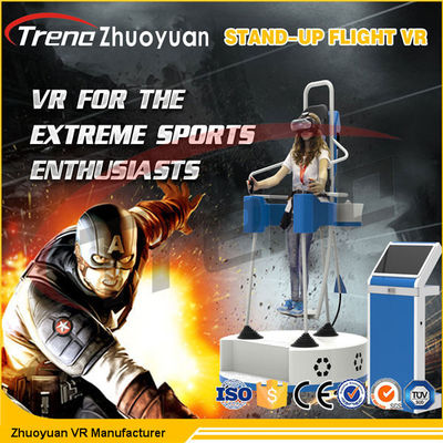 Realidad virtual Flight Simulator del movimiento completo que se coloca con los vidrios de 360 grados VR 1080P