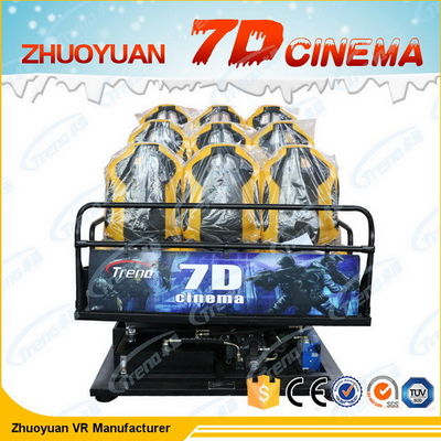 Simulador multijugador del cine 7D con la pantalla del metal de la aleación de aluminio