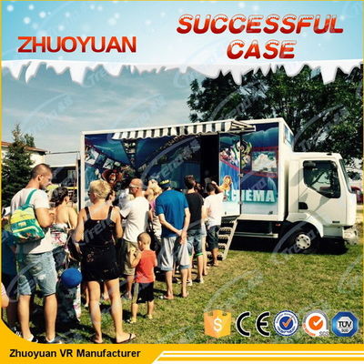 Asientos asombrosos movibles del simulador 6 del cine 7D con la iluminación/la simulación de la lluvia