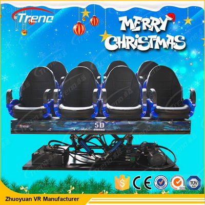 Cine asombroso 6/8 asientos del juego 7D del tiroteo con audio de 5,1 canales