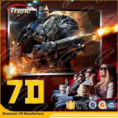 Asientos movibles/6 asientos del cine 4 del control numérico 7D con el sistema hydráulico