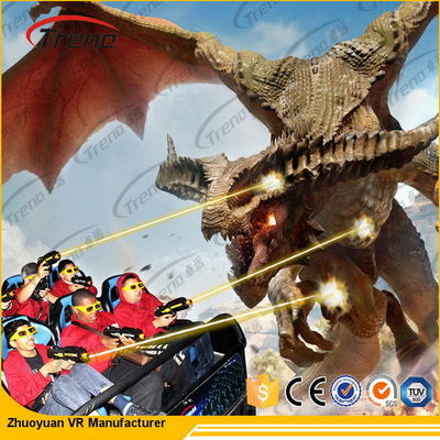 Sistema eléctrico del cine interactivo 5D multijugador/7D de los vidrios de Funin VR 3DM