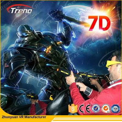 6 cine eléctrico de los asientos 7D con el sistema 220V 5.50KW del efecto especial