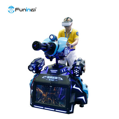 Simulador interactivo de tiro de realidad virtual 9D Experiencia Vr Gatling Master