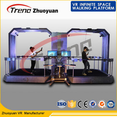 Cines negros de la acción de los juegos 9D del tiroteo opinión de 360 grados con las auriculares de VR HTC