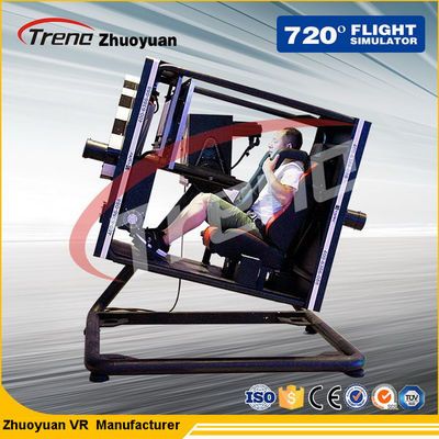 Jugador de la batalla VR Flight Simulator del tiroteo solo con la plataforma giratoria de 360 °