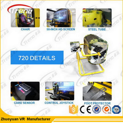 Arma del parque temático que tira VR Flight Simulator 720 grados para las atracciones turísticas