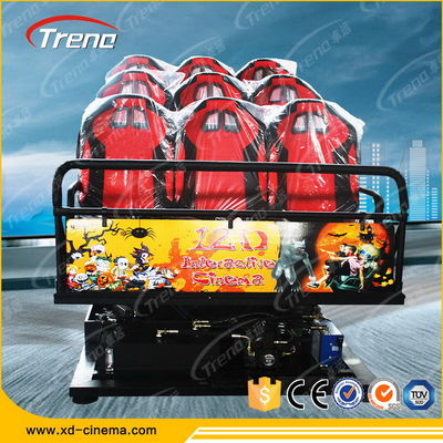 Arma asombroso que tira el simulador del cine 7D con el sistema eléctrico/hydráulico