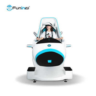 Rotación interior de la silla 360 Vr de la cabina de Flight Simulator del aeroplano del parque de atracciones