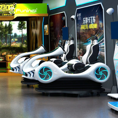 Karting que compite con el coche eléctrico del simulador de conducción de 9d VR para el parque de atracciones