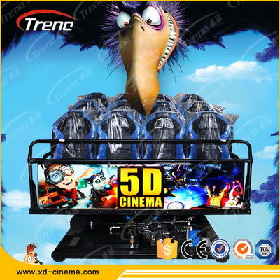 Cine móvil 5D del sistema hydráulico con la consola del juego de la realidad virtual