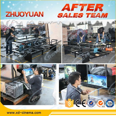 Cine móvil 5D del sistema hydráulico con la consola del juego de la realidad virtual