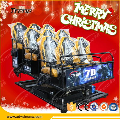 Arma del parque de atracciones que tira el equipo del cine 7D con la plataforma eléctrica de 6 DOF