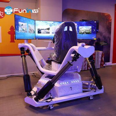 Simulador comercial de la realidad virtual 9D que compite con el simulador Arcade Game Chair de la motocicleta de F1 Seat