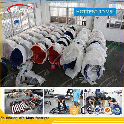 Simulador del mundo virtual de los asientos 9d del centro comercial tres con los juegos 220V de VR