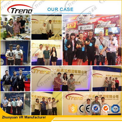 Realidad virtual del cine de los efectos especiales 5d que conduce el simulador para el parque temático