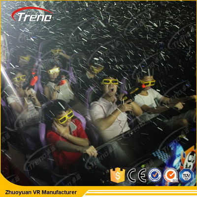 3 Dof eléctricos/cine hidráulico del simulador del equipo 7D del cine 5D con la silla del movimiento