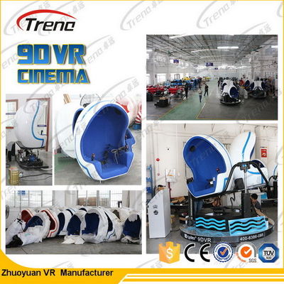 Simulador multi de los colores 9D VR, diseño profesional del huevo del paseo del movimiento 9d
