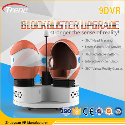 La montaña rusa que emociona monta la máquina giratoria de la arcada de las sillas del simulador de 9D VR