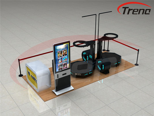 360 auriculares corrientes del caminante de la rueda de ardilla 9D VR del movimiento del grado simulador de Vision de 360 grados