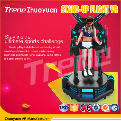 Movimiento del vuelo de la carlinga de la máquina de Flight Simulator del entretenimiento que emociona