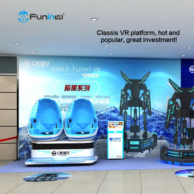 Silla de realidad virtual dinámica de tema extremo AC220V 9D para áreas comerciales