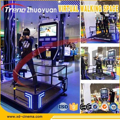 Cines de la acción de los juegos 9D del tiroteo del negro del paseo del espacio de la realidad virtual de las auriculares VR de VR HTC