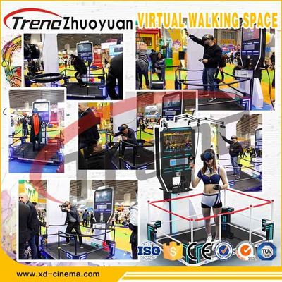 Cines de la acción de los juegos 9D del tiroteo del negro del paseo del espacio de la realidad virtual de las auriculares VR de VR HTC