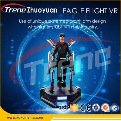 cine Eagle Flight Simulator de 0.5KW 9D VR con los juegos de Interactice y los armas del tiroteo