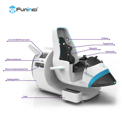 Parque de aventuras 0.5KW VR Simulador de vuelo de alta definición gráficos 3D