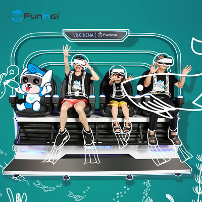 Motion Seat Simulador de cine de realidad virtual / Parque de diversiones VR Combo Emociones inmersivas