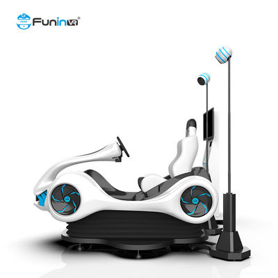 Kart de carreras de realidad virtual inmersiva para parques de diversiones interiores