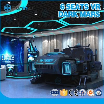Juego interior del estilo de la realidad virtual 9D VR de los jugadores Mech VR del cine seis con el casco de VR