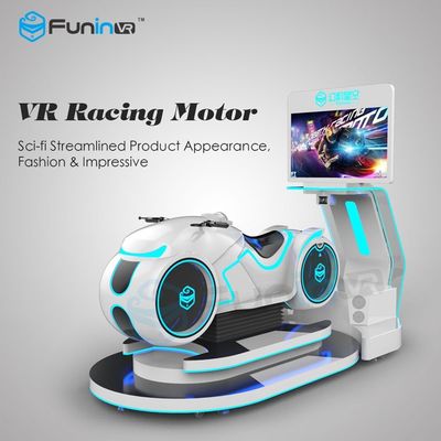 La diversión divertida del coche de competición del simulador de la realidad virtual del simulador del parque temático 9D VR monta