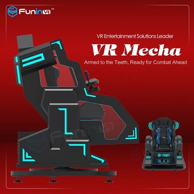 Una máquina de juego de arcada del estilo de Mecha del jugador con el cine de cuero de la realidad virtual Seat/9D del movimiento