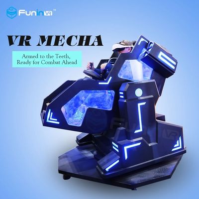Una máquina de juego de arcada del estilo de Mecha del jugador con el cine de cuero de la realidad virtual Seat/9D del movimiento
