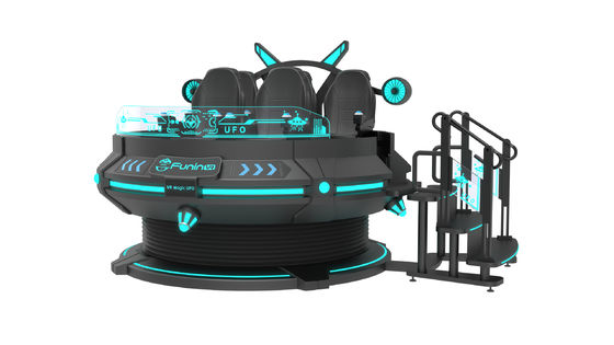 Entretenimiento pantalla de 55 pulgadas 9D VR silla AC220V 5 asientos