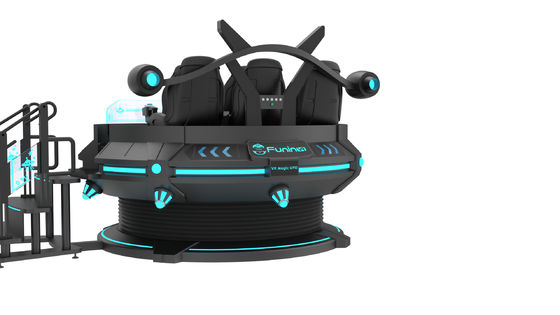 Entretenimiento pantalla de 55 pulgadas 9D VR silla AC220V 5 asientos