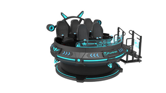 Entretenimiento pantalla de 55 pulgadas 9D VR silla AC220V 5 asientos