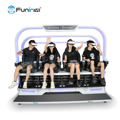 Entretenimiento Simulador de Realidad Virtual 9D Sonido envolvente Bajo mantenimiento 220V