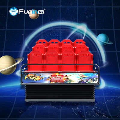 Teatro de cine 5D personalizado con 9-48 asientos y sistema de alimentación eléctrica