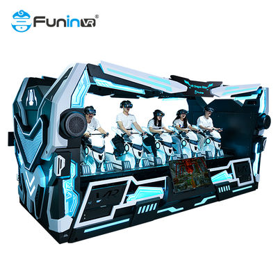 Entretenimiento 9D VR Dragon Rider Simulador de 5 asientos en plataforma de tema Dinámica Extrema