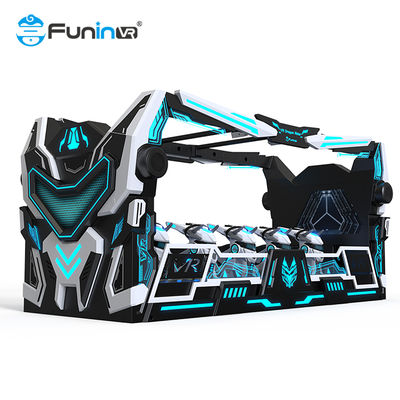 Entretenimiento 9D VR Dragon Rider Simulador de 5 asientos en plataforma de tema Dinámica Extrema