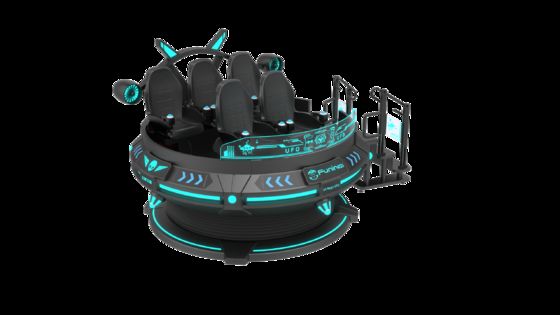 Actualice su negocio de entretenimiento con 6 asientos 9D VR VR Cinema Voltage 220V / 2.4KW y Computadora I5 1650 8G 240G