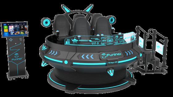 Actualice su negocio de entretenimiento con 6 asientos 9D VR VR Cinema Voltage 220V / 2.4KW y Computadora I5 1650 8G 240G