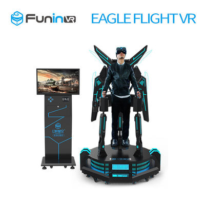 equipo del parque de atracciones de la potencia 2.0kw que coloca la realidad virtual 9d Vr de la máquina de juego del vuelo de Eagle