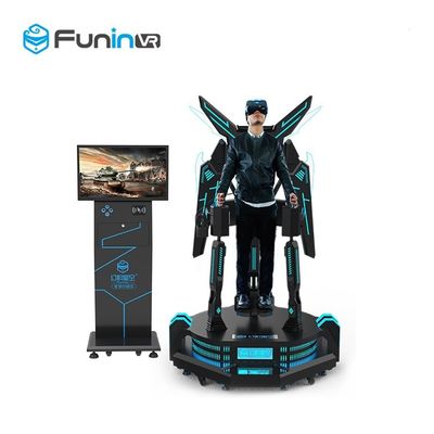 máquina de juego del simulador 2.0kw+200 kilogramo VR 360 del cine del vuelo de 1260*1260*2450m m que vuela 9D VR Eagle para el parque de atracciones
