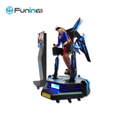 máquina de juego del simulador 2.0kw+200 kilogramo VR 360 del cine del vuelo de 1260*1260*2450m m que vuela 9D VR Eagle para el parque de atracciones