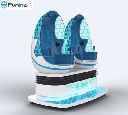 Tren de la electrónica de 2 de los jugadores 9D VR del simulador de la montaña rusa juegos de los niños